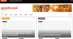 Desktop Screenshot of mykollywood.com